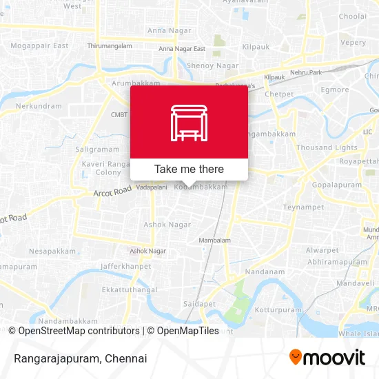 Rangarajapuram map
