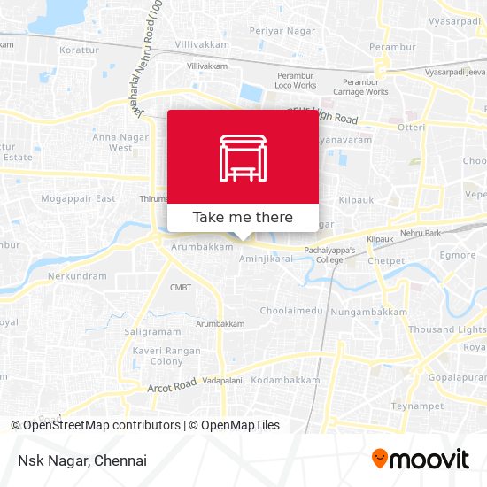 Nsk Nagar map