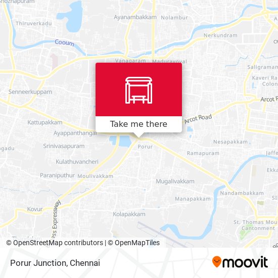 Porur Junction map