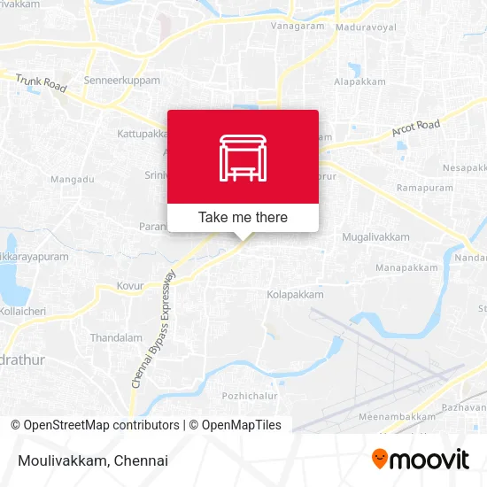 Moulivakkam map