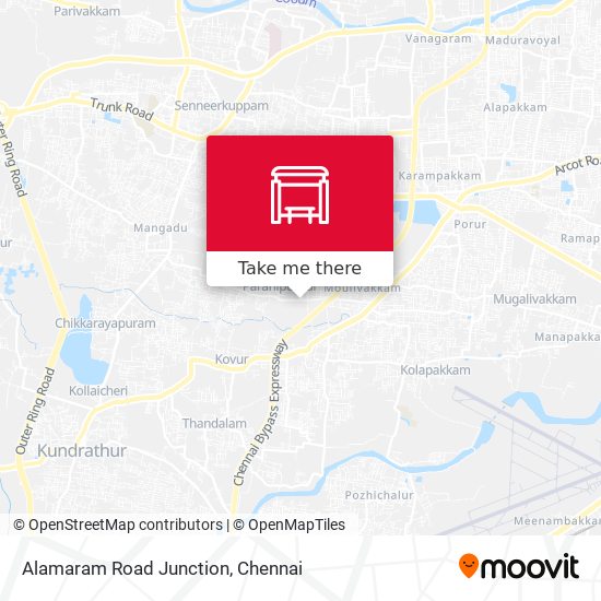 Alamaram Road Junction map