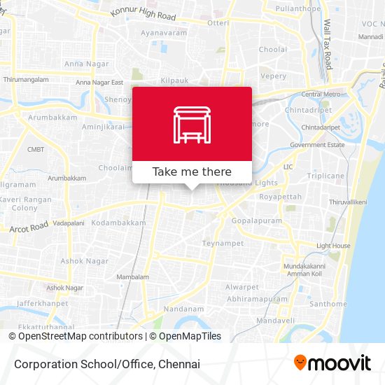 Corporation School/Office map