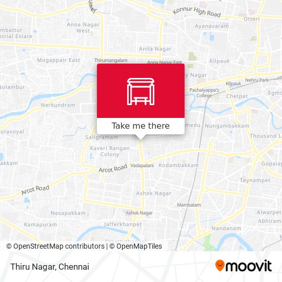 Thiru Nagar map