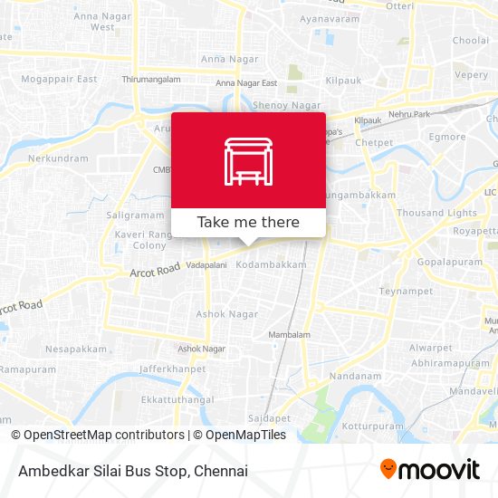 Ambedkar Silai Bus Stop map