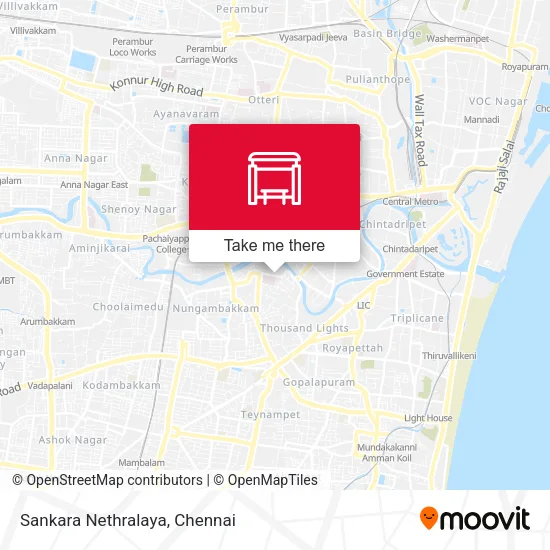 Sankara Nethralaya map