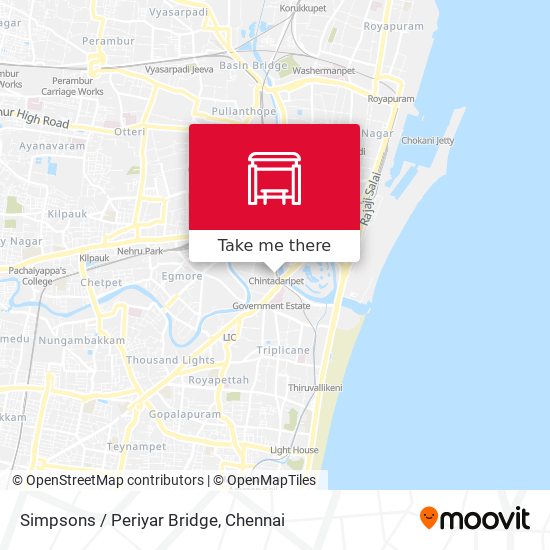 Simpsons / Periyar Bridge map