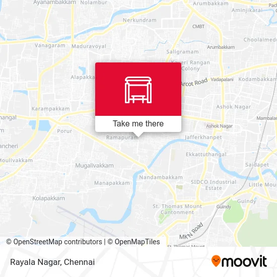 Rayala Nagar map