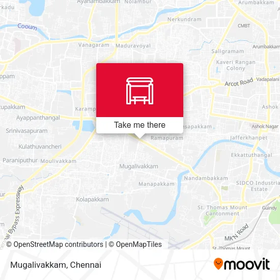 Mugalivakkam map