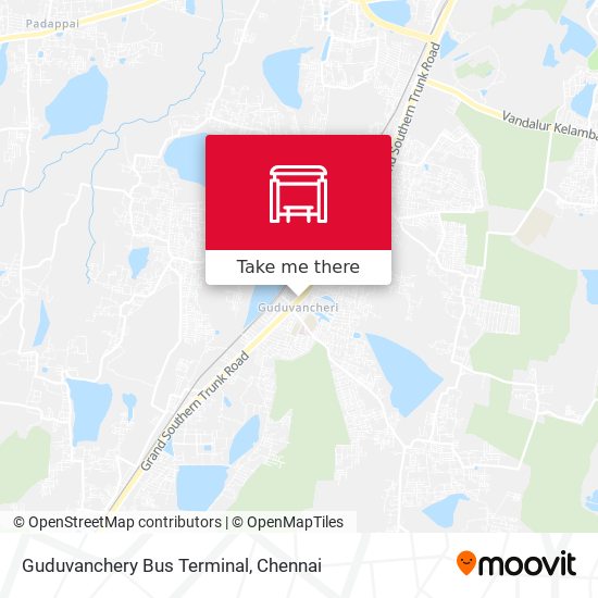 Guduvanchery Bus Terminal map
