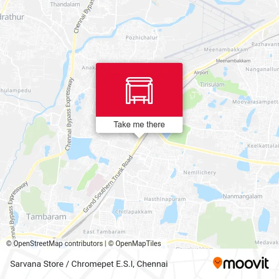 Sarvana Store / Chromepet E.S.I map