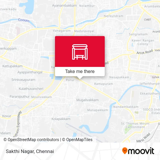 Sakthi Nagar map