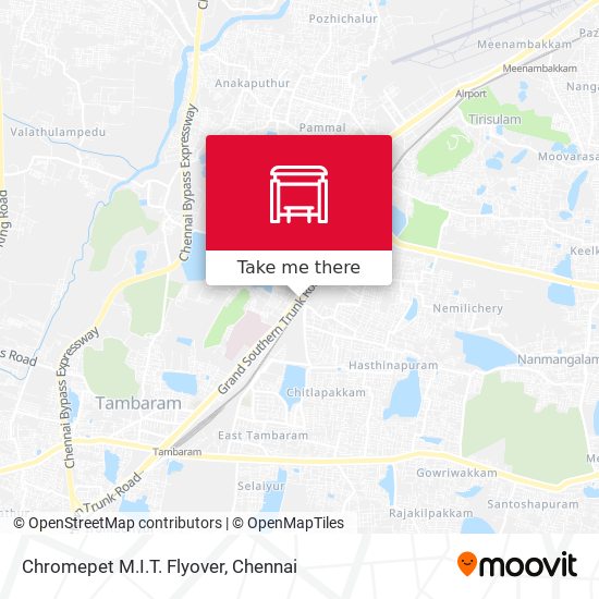 Chromepet M.I.T. Flyover map