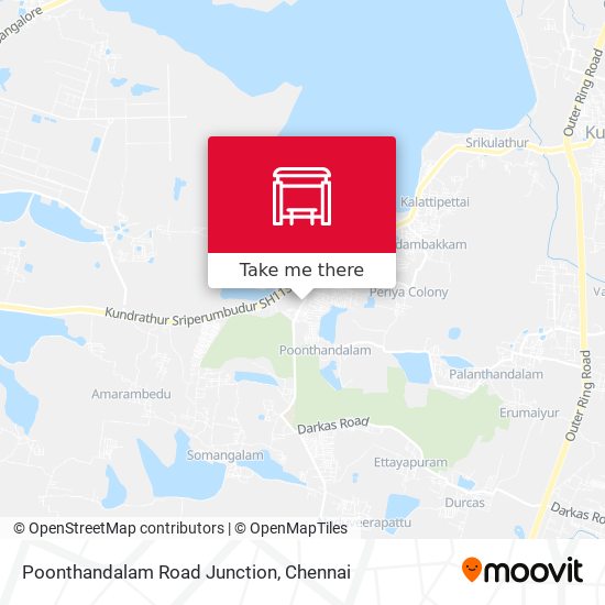 Poonthandalam Road Junction map