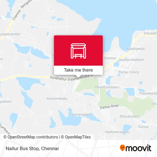 Nallur Bus Stop map