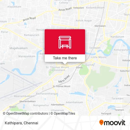 Kathipara map