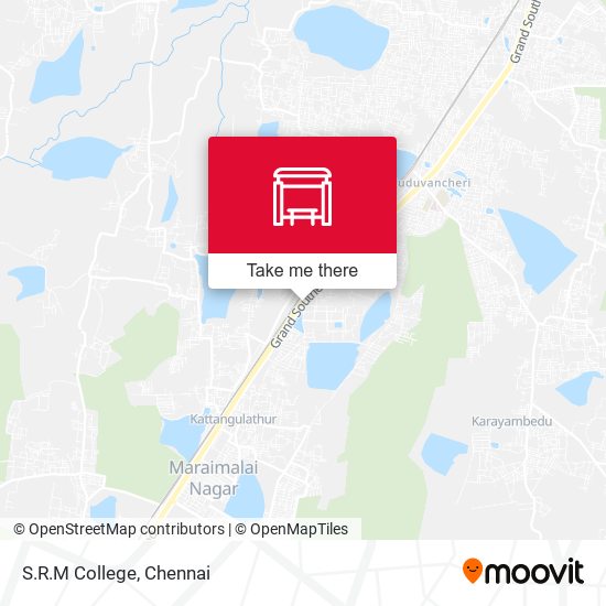 S.R.M College map