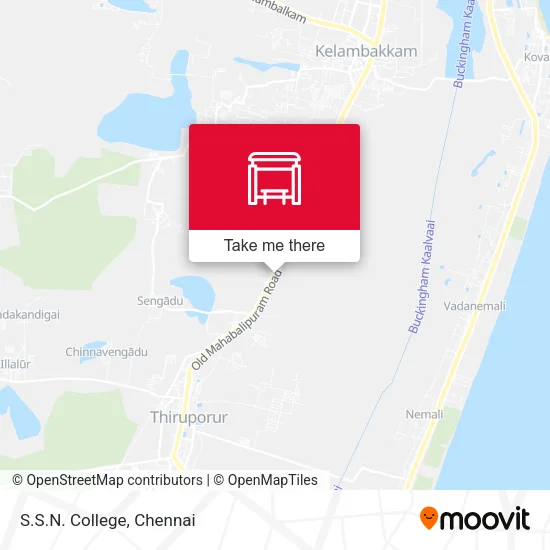 S.S.N. College map