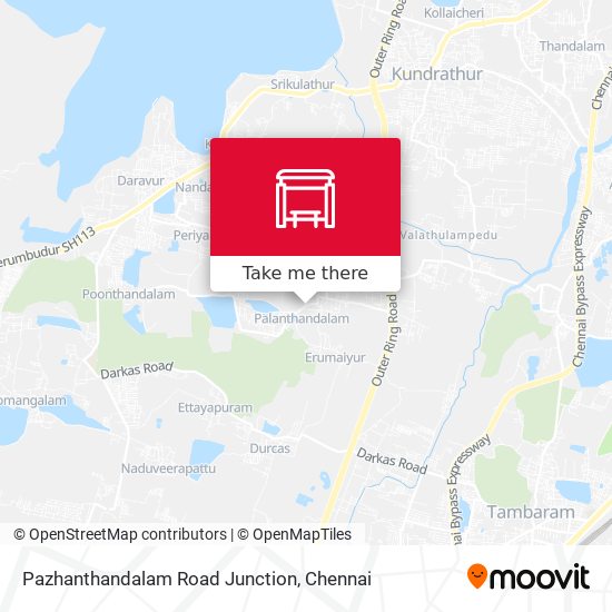 Pazhanthandalam Road Junction map