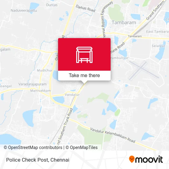 Police Check Post map