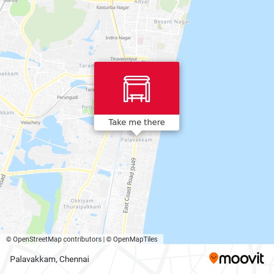 Palavakkam map