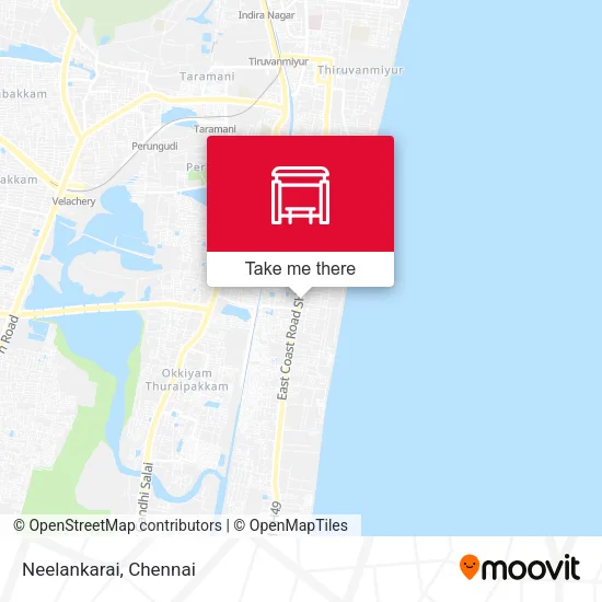 Neelankarai map