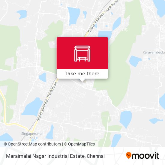 Maraimalai Nagar Industrial Estate map