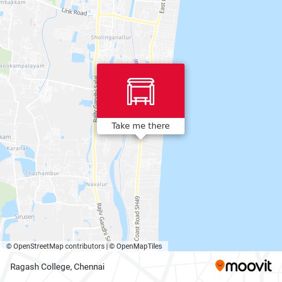 Ragash College map