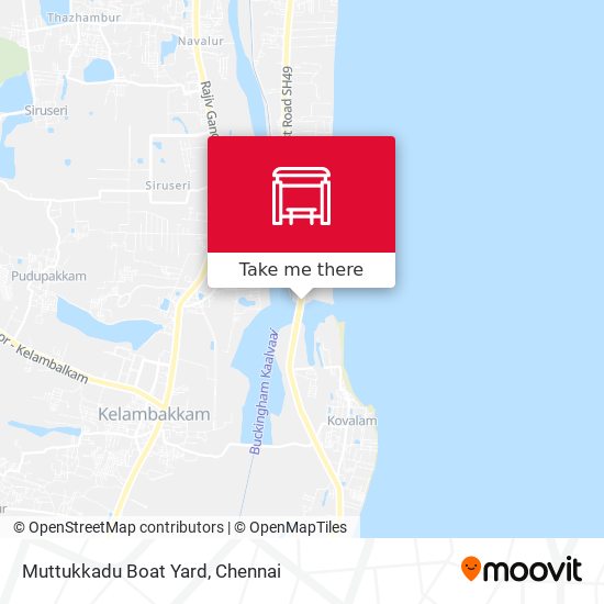 Muttukkadu Boat Yard map