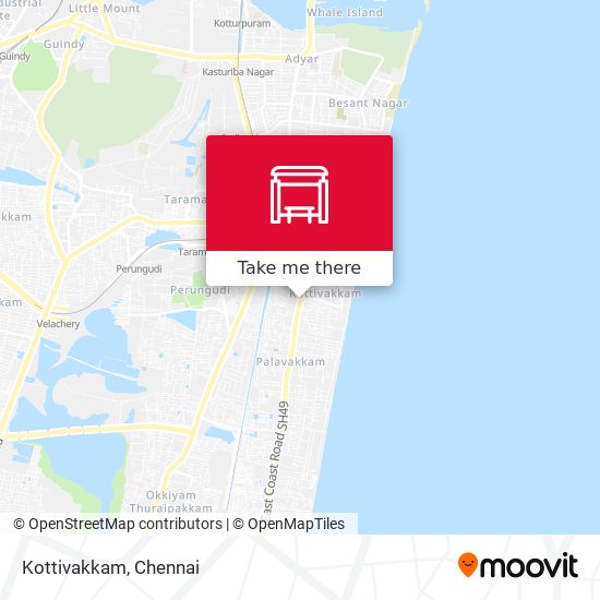 Kottivakkam map