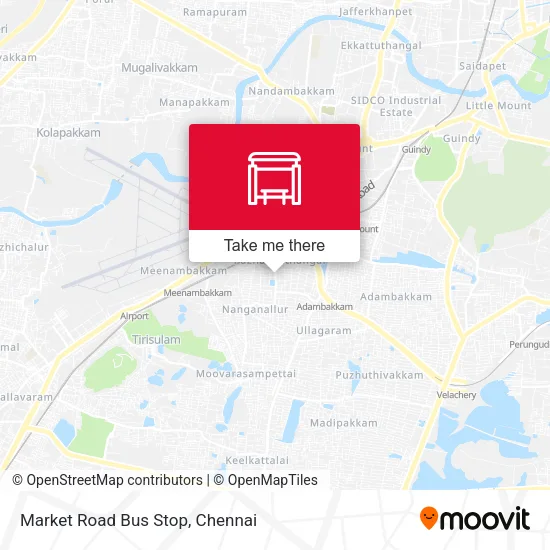 Market Road Bus Stop map