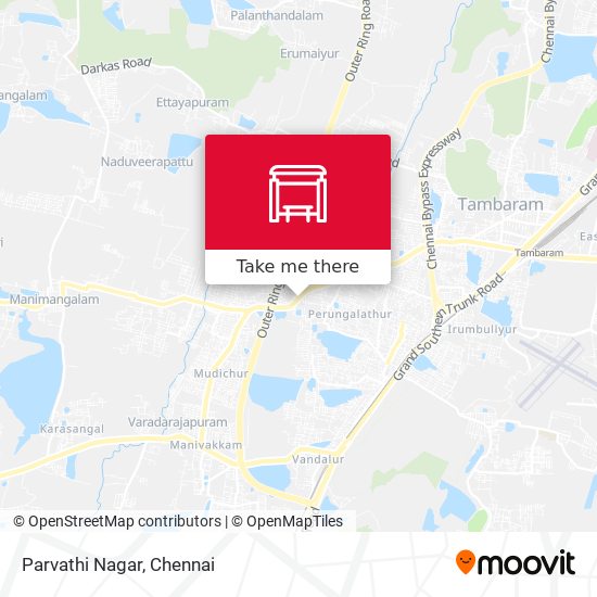 Parvathi Nagar map