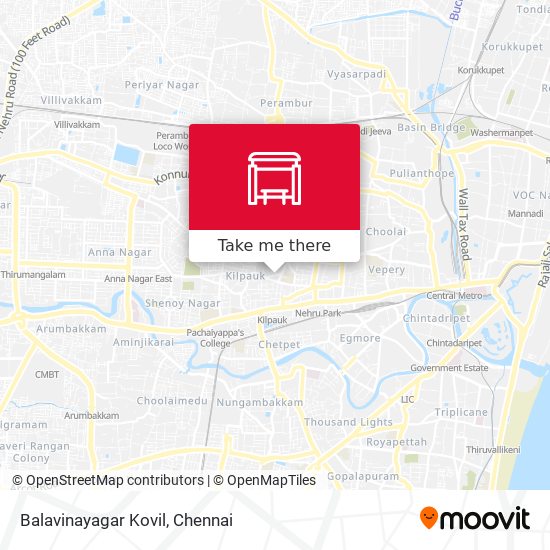 Balavinayagar Kovil map