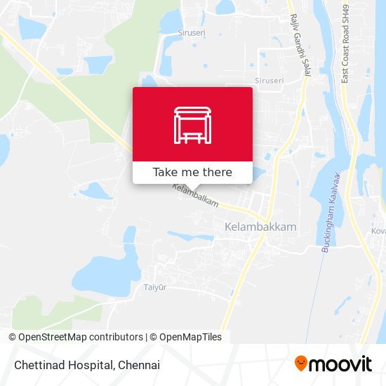 Chettinad Hospital map