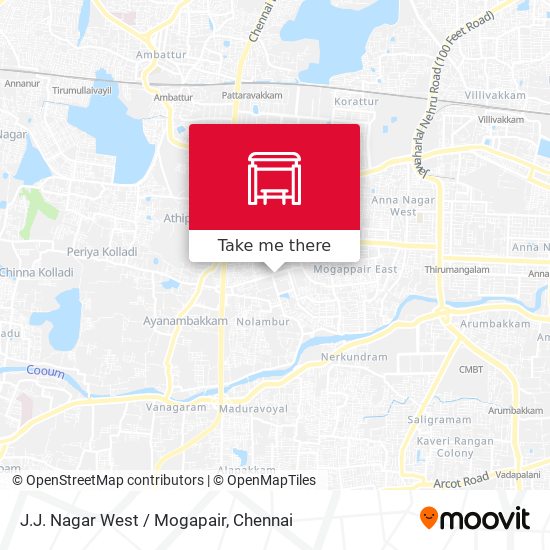 J.J. Nagar West / Mogapair map