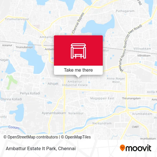 Ambattur Estate It Park map