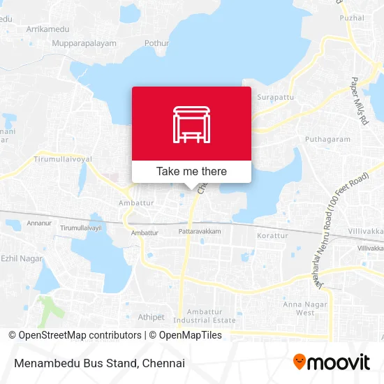 Menambedu Bus Stand map