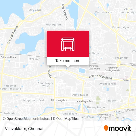 Villivakkam map