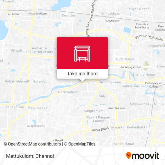 Mettukulam map