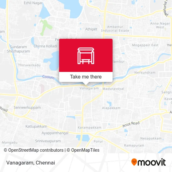 Vanagaram map