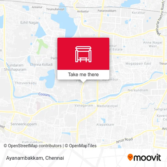 Ayanambakkam map