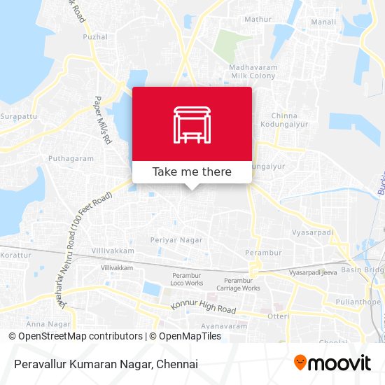 Peravallur Kumaran Nagar map