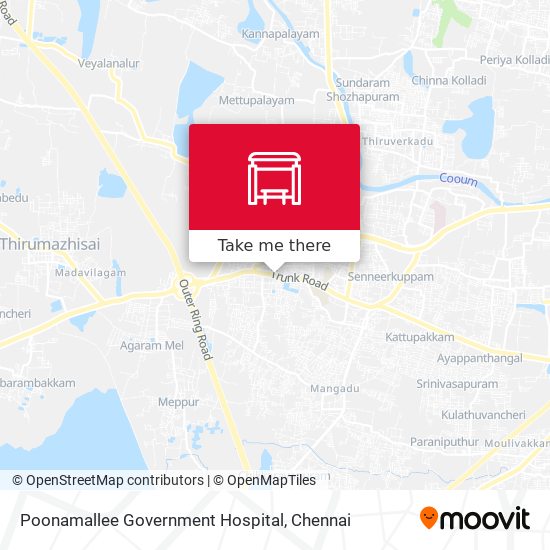 Poonamallee Government Hospital map