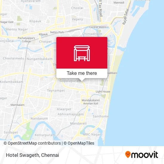 Hotel Swageth map