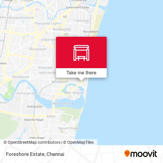 Foreshore Estate map