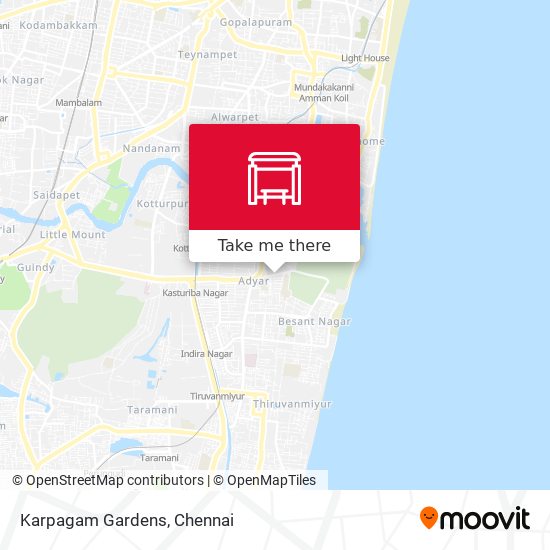 Karpagam Gardens map