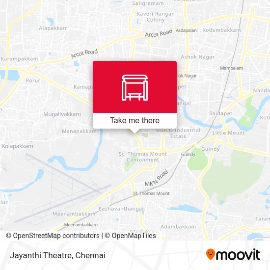 Jayanthi Theatre map