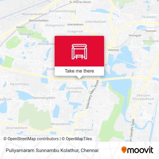 Puliyamaram Sunnambu Kolathur map