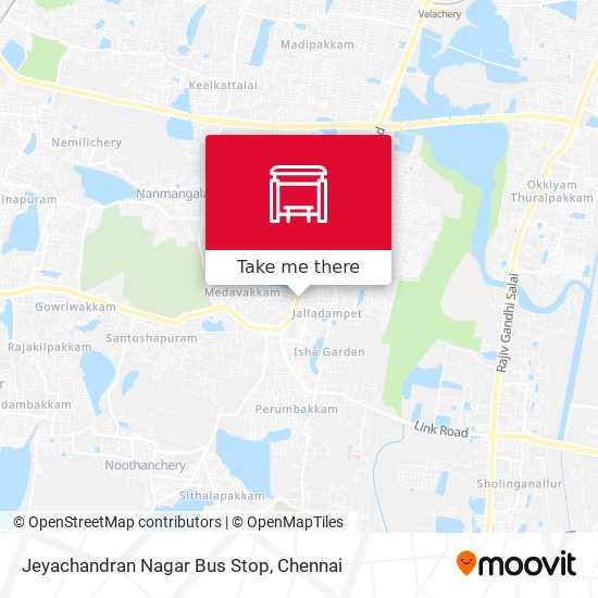 Jeyachandran Nagar Bus Stop map