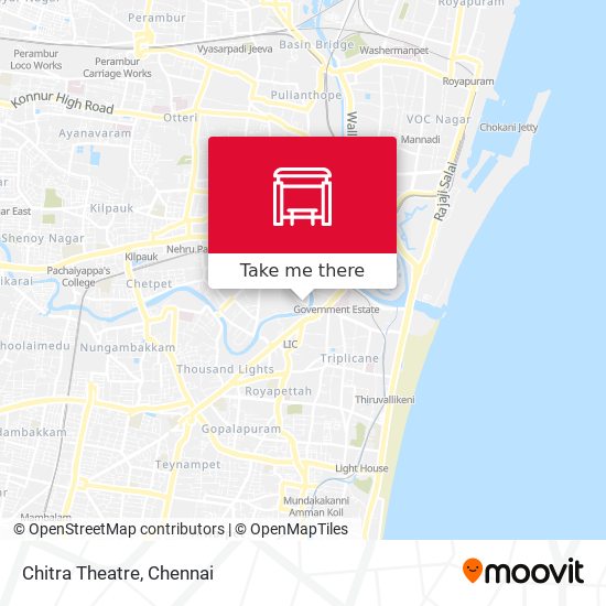 Chitra Theatre map