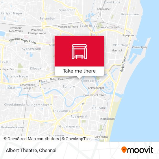 Albert Theatre map